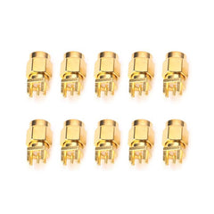 10 PCS 1.6mm SMA Female Jack PCB Clip Mount RF Connectors