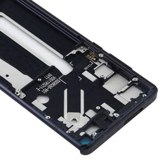 Middle Frame Bezel Plate for Motorola Edge XT2063-3, For Motorola Edge (Black)