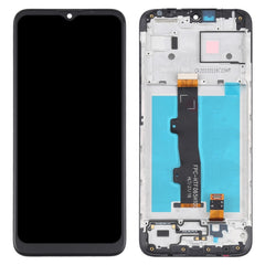 LCD Screen and Digitizer Full Assembly with Frame for Motorola Moto E7 Power PAMH0001IN PAMH0010IN PAMH0019IN, For Motorola Moto E7 Power