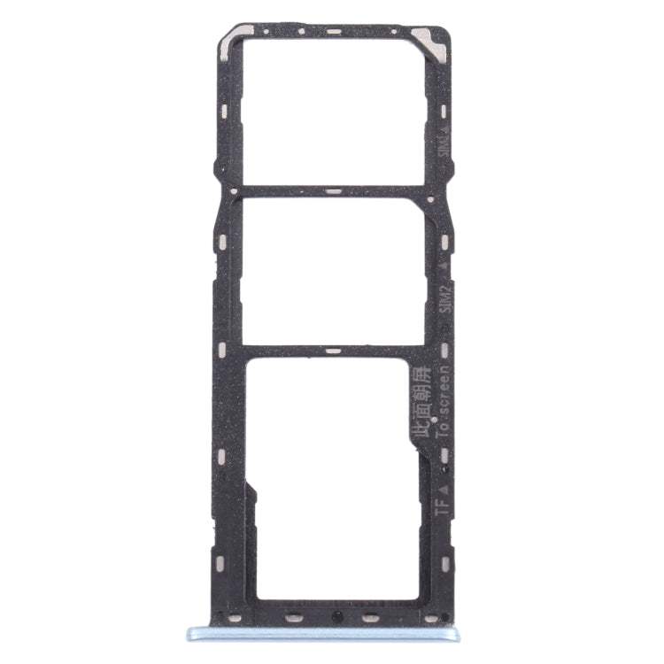 For OPPO A15 CPH2185  SIM Card Tray + SIM Card Tray + Micro SD Card Tray, For OPPO A15