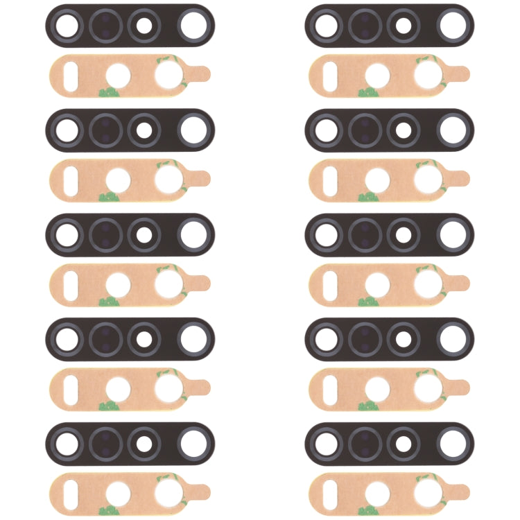 10 PCS Back Camera Lens for Motorola Moto G8 Plus, For Motorola Moto G8 Plus