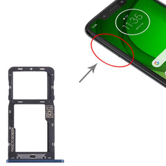 For Motorola Moto G7 Power SIM Card Tray + Micro SD Card Tray, For Motorola Moto G7 Power(US Version)