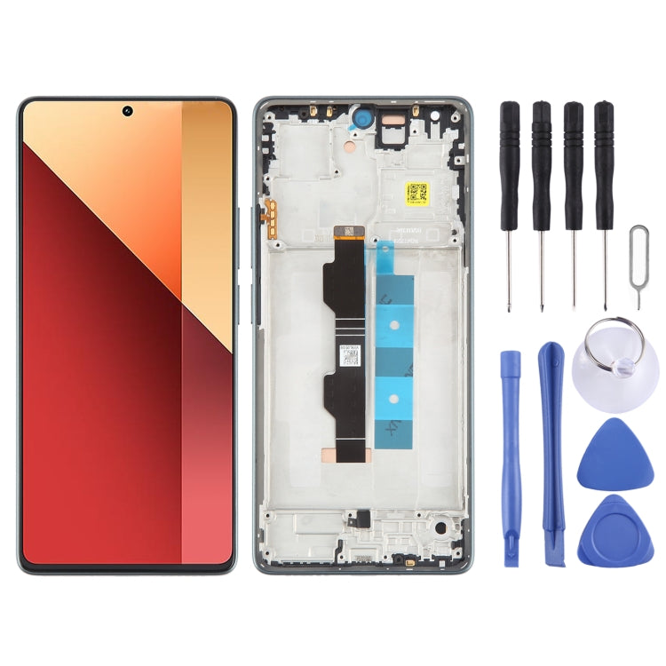 For Xiaomi Redmi Note 13 Pro 4G Original AMOLED Material LCD Screen Digitizer Full Assembly with Frame, For Xiaomi Redmi Note 13 Pro 4G(Original)