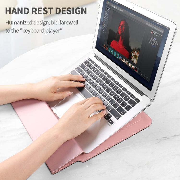 4 in 1 Uuniversal Laptop Holder PU Waterproof Protection Wrist Laptop Bag, 11/12inch, 13/14inch