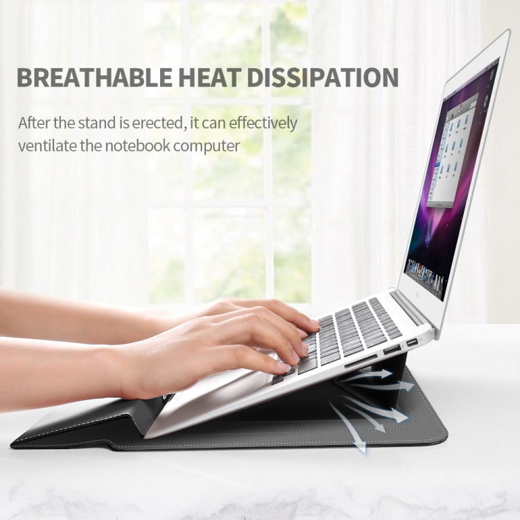 4 in 1 Uuniversal Laptop Holder PU Waterproof Protection Wrist Laptop Bag, 11/12inch, 13/14inch
