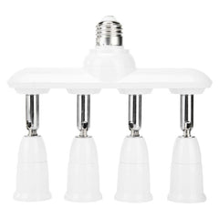 1 to 2/3/4/5 E27 to E27 Socket Distributor Adjustable Converter E27 LED Bulb Holder, 2 in 1, 3 in 1, 4 in 1, 5 in 1