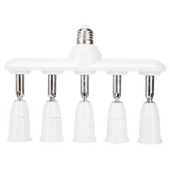 1 to 2/3/4/5 E27 to E27 Socket Distributor Adjustable Converter E27 LED Bulb Holder, 2 in 1, 3 in 1, 4 in 1, 5 in 1