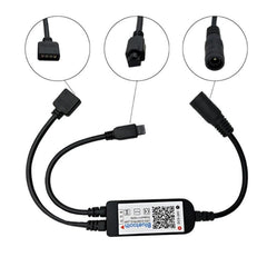 Bluetooth LED RGB Controller with 24 Keys Infrared Controller for 5630 5050 3528 2835 LED Strip, DC 5-24V