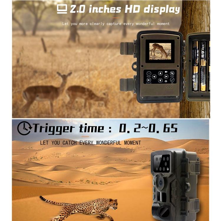 PR700 1080P Wildlife Hunting Camera Motion Activated Night Vision Camcorder for Outdoor Tracking Scan Trigger, PR700