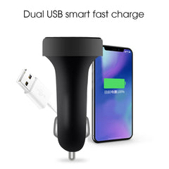 A9 Car FM Transmitter Hands-free Wireless Audio Receiver MP3 Player Dual USB Fast Charger, A9