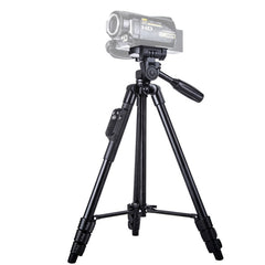 YUNTENG VCT-5218 Aluminum Tripod Mount with Bluetooth Remote Control & 3-Way Head & Phone Clamp, VCT-5218