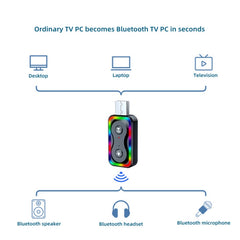 Q1 USB Bluetooth 5.3 Audio Receiver Transmitter Bluetooth Adapter, Q1