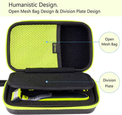 Razor EVA PU Box Travel Storage Bag For Philips QP2520 / QP2530 / QP2620 / QP2630 Shaver, For Philips QP2520