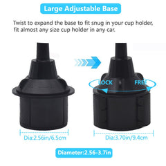 X033 360 Degree Car Phone Mount Adjustable Gooseneck Cup Holder, X033