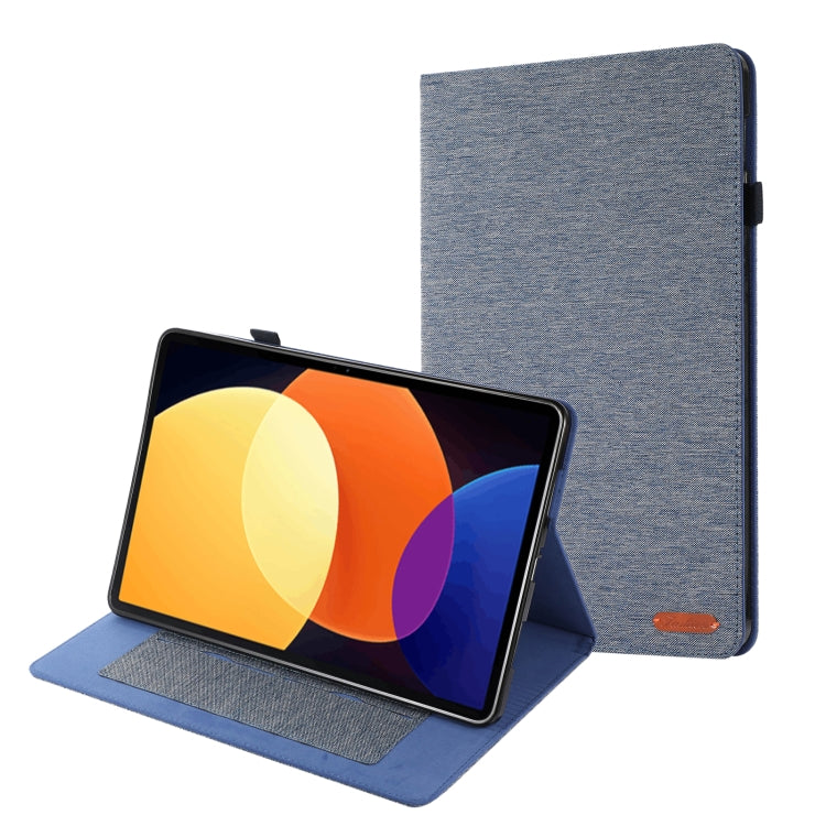 Fabric Leather Tablet Case, For Xiaomi Mi Pad 5 Pro 12.4