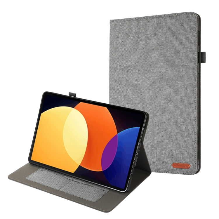 Fabric Leather Tablet Case, For Xiaomi Mi Pad 5 Pro 12.4