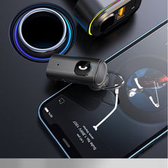 V15 Car Bluetooth With PD Fast Charger Adapter Microphone Wireless Noise Reduction Bluetooth Headset, V15