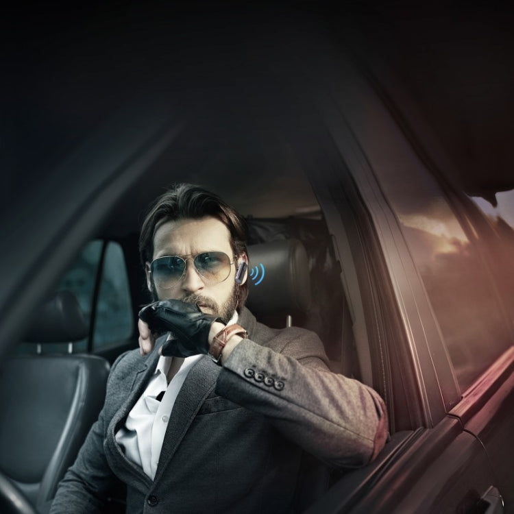 V15 Car Bluetooth With PD Fast Charger Adapter Microphone Wireless Noise Reduction Bluetooth Headset, V15
