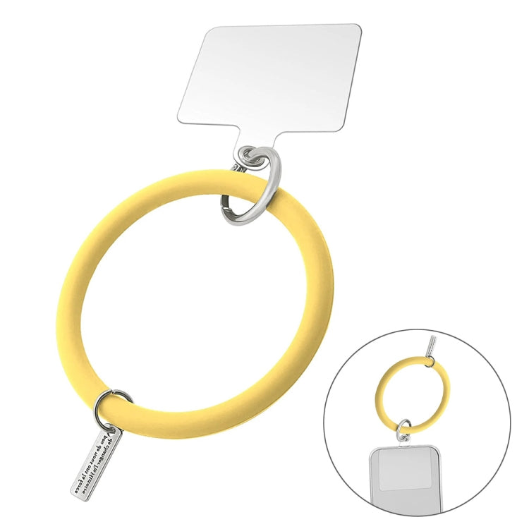 JUNSUNMAY Silicone Bracelet Mobile Phone Lanyard Loop Anti-lost Wrist Rope Universal for Phone Case