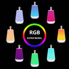 ST117 RGB Remote Control Touch Dimmable Lamp Portable Bedside Night Light, ST117