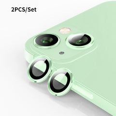 ENKAY 9H Rear Lens Aluminium Alloy Tempered Glass Film, For iPhone 15 / 15 Plus