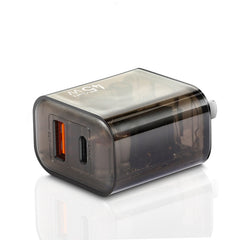 45PQ 45W PD25W + QC3.0 20W USB Super Fast Charger with Type-C to Type-C Cable, US Plug, US Plug + Type-C to Type-C Cable
