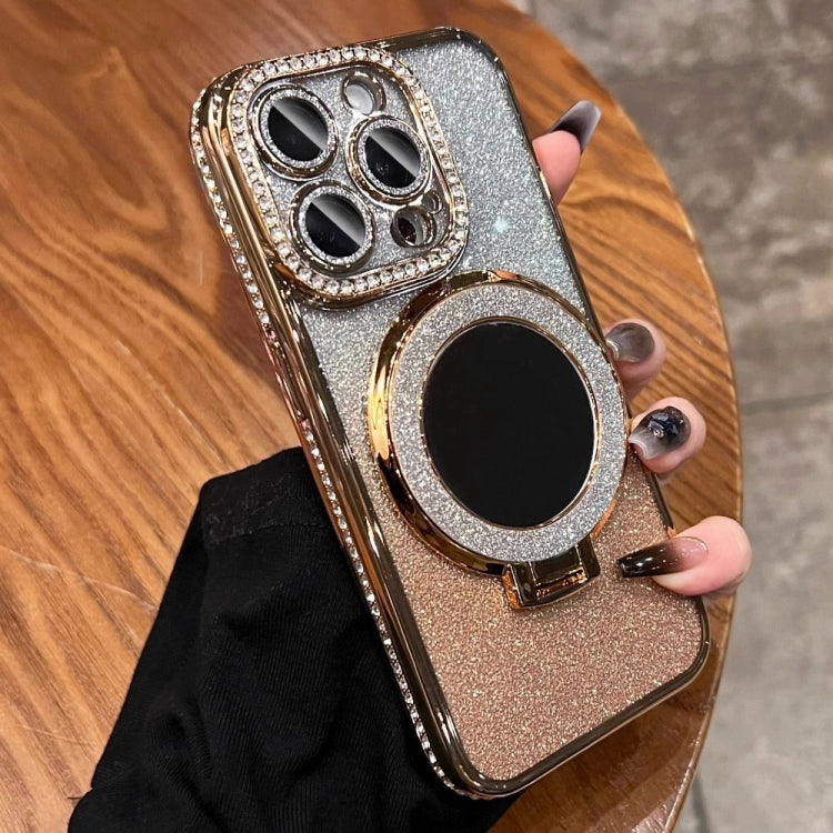 Rhinestone Mirror Glitter MagSafe TPU Phone Case, For iPhone 14 Pro Max, For iPhone 13 Pro Max