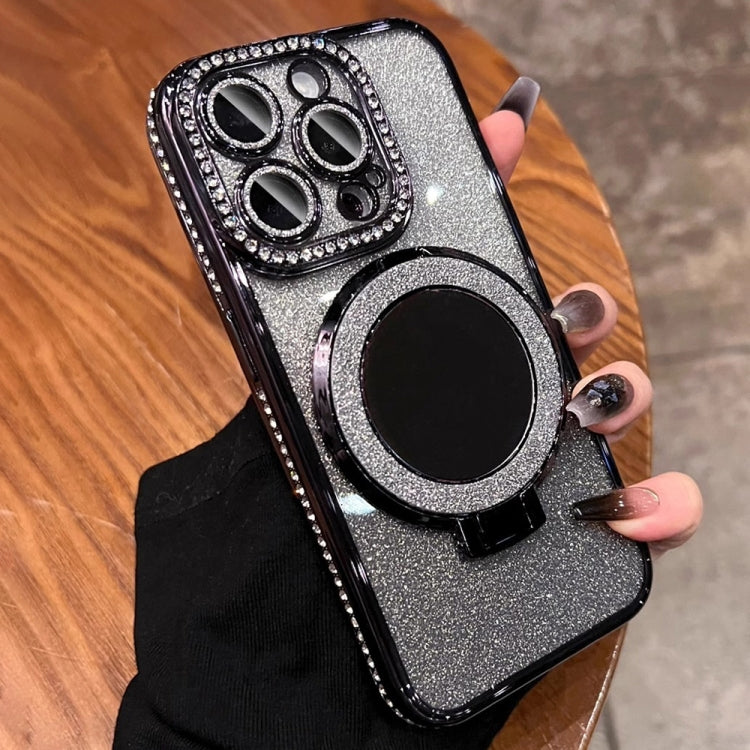 Rhinestone Mirror Glitter MagSafe TPU Phone Case, For iPhone 14 Pro Max, For iPhone 13 Pro Max