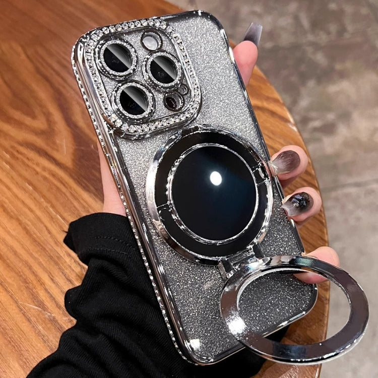 Rhinestone Mirror Glitter MagSafe TPU Phone Case, For iPhone 14 Pro Max, For iPhone 13 Pro Max