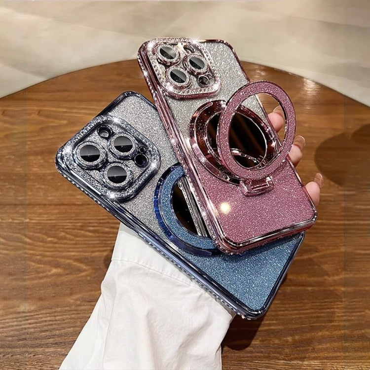 Rhinestone Mirror Glitter MagSafe TPU Phone Case, For iPhone 14 Pro Max, For iPhone 13 Pro Max