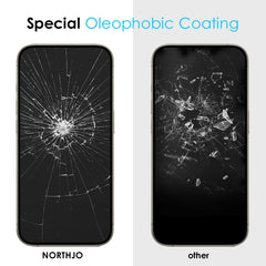 NORTHJO A++ 28 Degree Privacy Full Glue Silk Printing Tempered Glass Film, For iPhone 14 Pro Max, For iPhone 12 Pro Max, For iPhone 17e / 16e, For iPhone 14 Plus / 13 Pro Max, For iPhone 14 / 13 Pro / 13, For iPhone 12 / 12 Pro                         ...