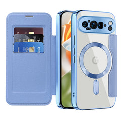 Shield Magsafe RFID Anti-theft Rhombus Leather Phone Case, For Google Pixel 9 Pro, For Google Pixel 9