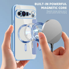 Shield Magsafe RFID Anti-theft Rhombus Leather Phone Case, For Google Pixel 10 Pro XL, For Google Pixel 9 Pro XL