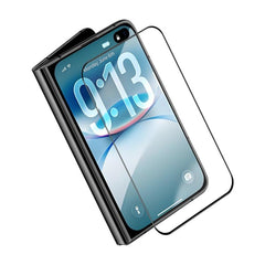 ENKAY Thickened Glue No White Edge High Aluminum-silicon Tempered Glass Film, For iPhone Fold Outer Screen, For iPhone 18 Pro, For iPhone 18 Pro Max, For iPhone 17 Pro Max, For iPhone 17 Pro, For iPhone 17, For iPhone Air