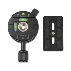 X-64 Professional Camera Tripod Monopod Panoramic Panorama Head with Quick Release Plate, X-64
