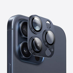 Kalebol Precise Alignment Stepped Eagle Eye Metal Lens Film, For iPhone 15 Pro Max, For iPhone 15 Pro