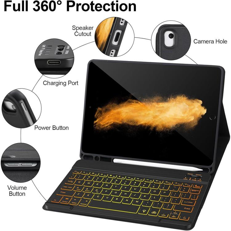 Magnetic Bluetooth Color Keyboard Case, For iPad 2025, For iPad Pro 11 2024