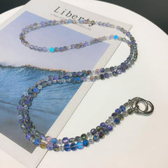 Crystal Pearl Mobile Phone Long Chain