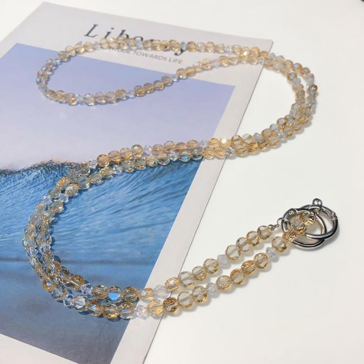 Crystal Pearl Mobile Phone Long Chain