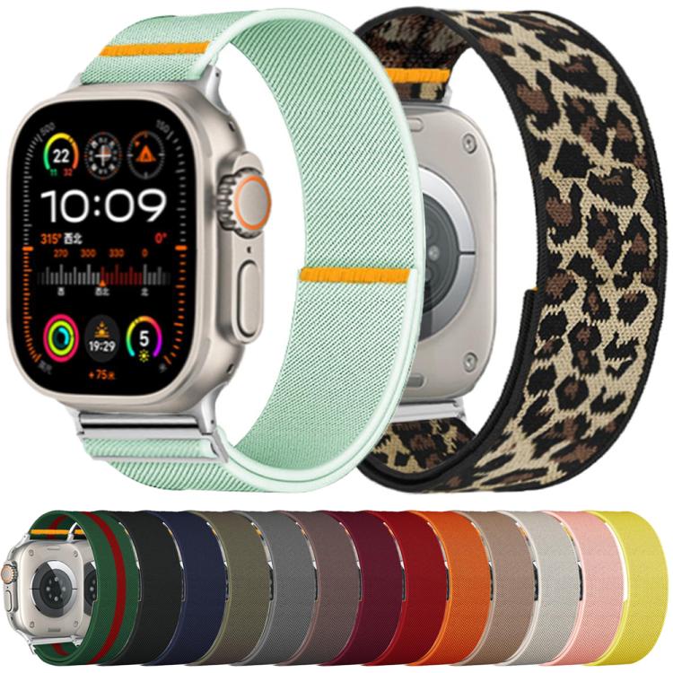 Adjustable Single Loop Elastic Nylon Watch Band, For Apple Watch 42mm / 41mm / 40mm / 38mm