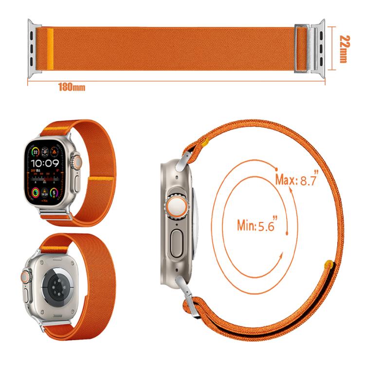 Adjustable Single Loop Elastic Nylon Watch Band, For Apple Watch 42mm / 41mm / 40mm / 38mm