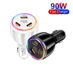 PD30W x 2 and QC 30W Multi Port Car Charger for Mobile phones / Tablets, TE-P46
