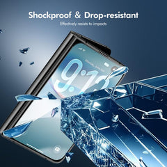 5pcs ENKAY Thickened Glue No White Edge High Aluminum-silicon Tempered Glass Film, For iPhone Fold Outer Screen, For iPhone 18 Pro, For iPhone 18 Pro Max, For iPhone 17 Pro Max, For iPhone 17 Pro, For iPhone 17, For iPhone Air