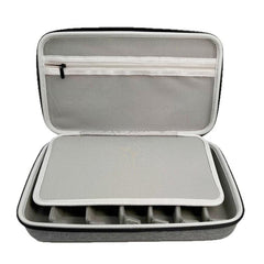 Portable Adjustable Multi-Compartment Hard Case Eyeglass Storage Bag