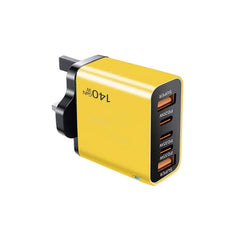 TE-PD43 Type-C x 3, USB-A x 2 Multi-port Charger for Mobile Phones / Tablets，UK Plug, UK Plug