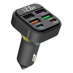 K35 USB Ports Car 3.1A QC3.0 Fast Charging Adapter Cigarette Lighter Charger, K35
