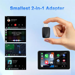 M34 CarPlay / Android Auto Vehicles 2 in 1 AI Box Wireless Car Adapter, M34