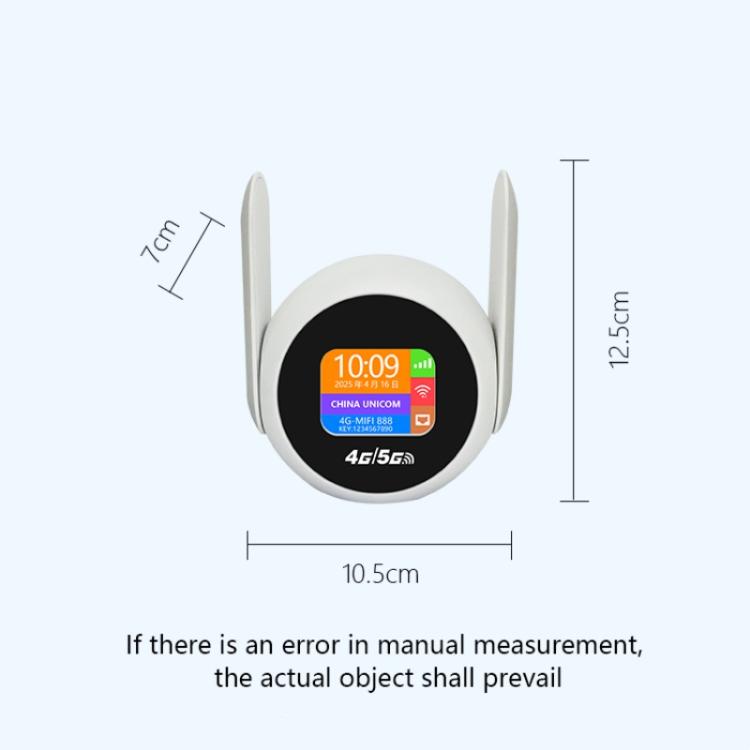 Q50-E Portable 4G WiFi6 Router Wireless Repeater With Nano SIM Card Slot Eurasia Version, US Plug, EU Plug