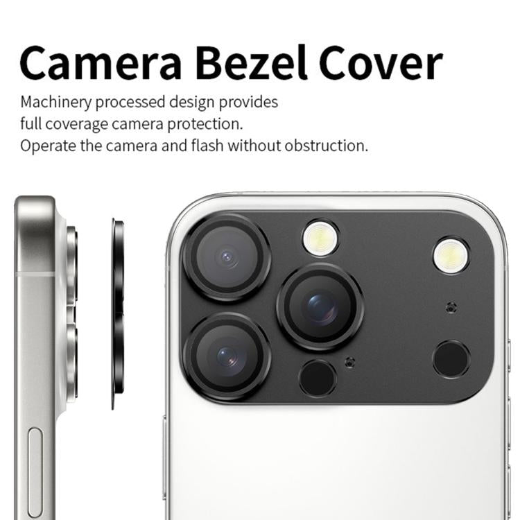 Kalebol Instant 17 Pro Max Full Coverage Metal Lens Film Protector, For iPhone 14 Pro Max
