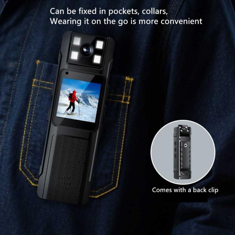 4K Portable Clip-on 180 Degree Rotating Lens Video Recorder Body Camera, DS-DG90144